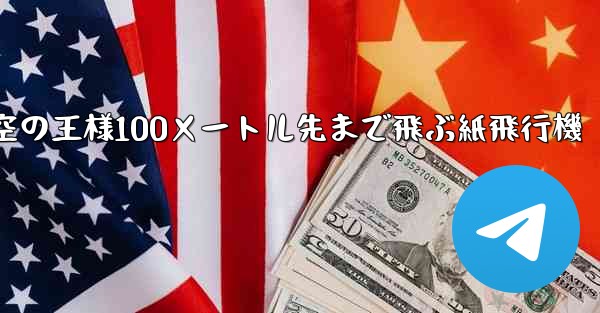 空の王様100メートル先まで飛ぶ紙飛行機