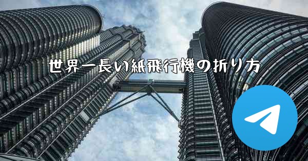 世界一長い紙飛行機の折り方