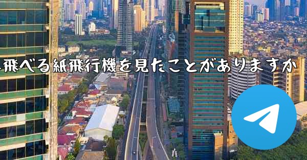 100メートルも飛べる紙飛行機を見たことがありますか