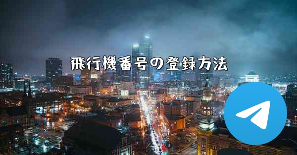 飛行機番号の登録方法