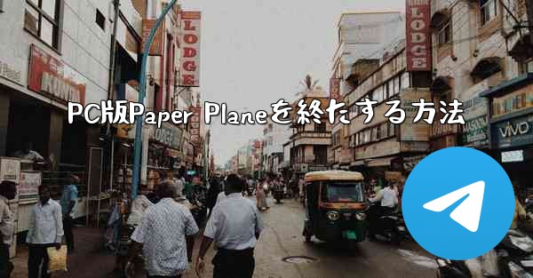 PC版Paper Planeを終たする方法