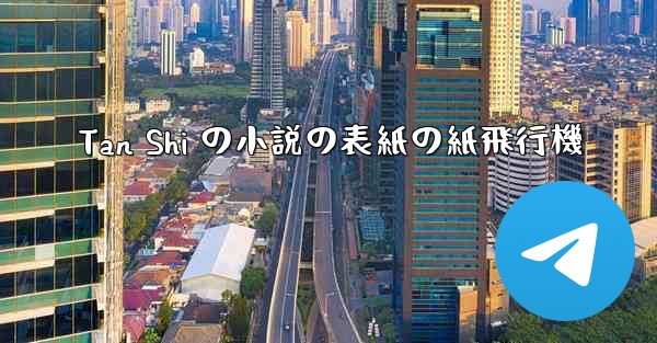 Tan Shi の小説の表紙の紙飛行機