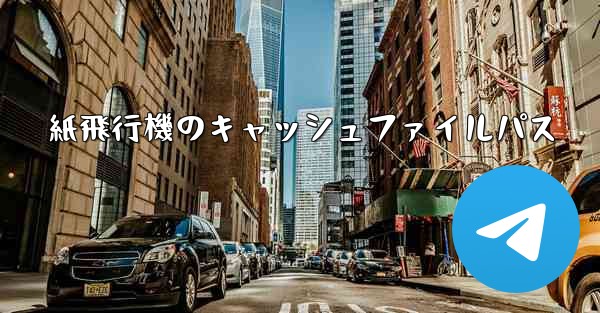 紙飛行機のキャッシュファイルパス