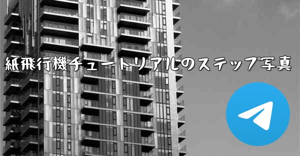紙飛行機チュートリアルのステップ写真