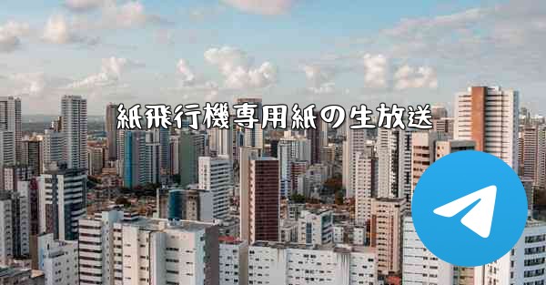 紙飛行機専用紙の生放送