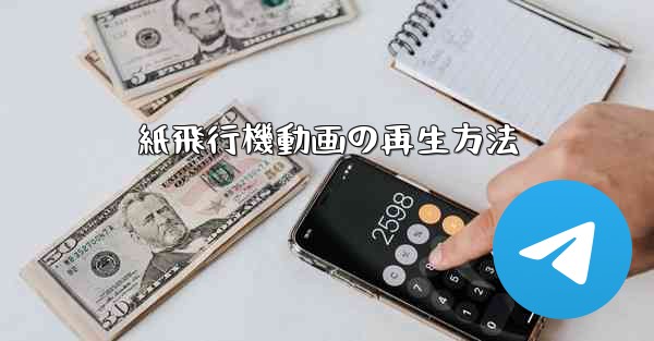紙飛行機動画の再生方法
