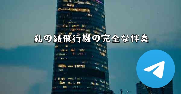 <b>私の紙飛行機の完全な伴奏</b>