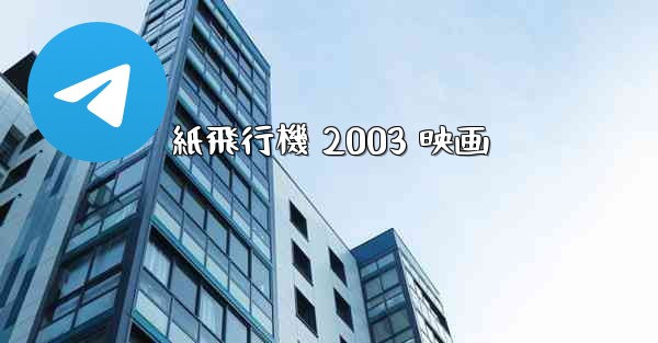 紙飛行機 2003 映画