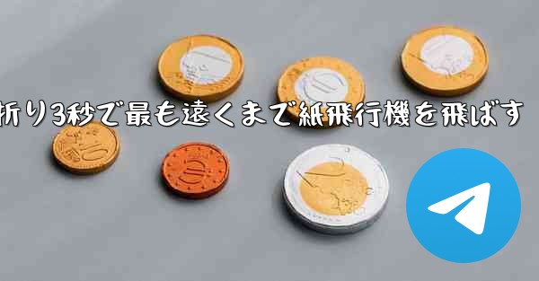 小さな飛行機を折り3秒で最も遠くまで紙飛行機を飛ばす