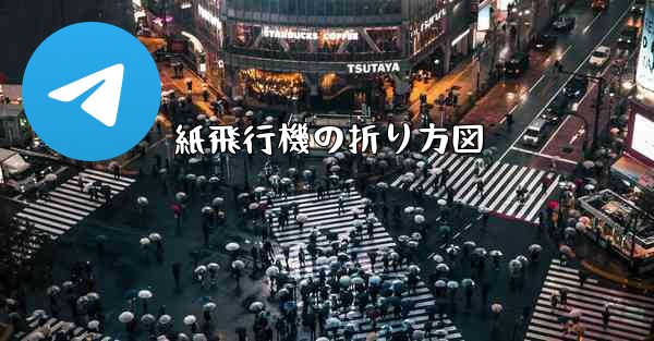 紙飛行機の折り方図
