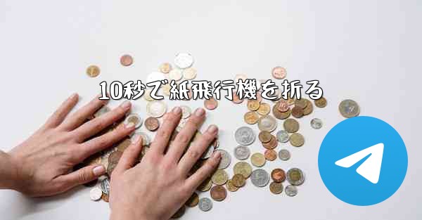 10秒で紙飛行機を折る