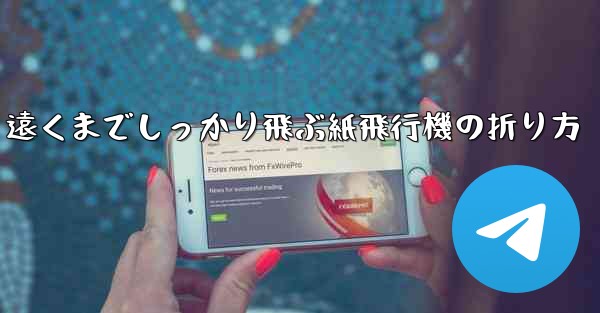 <b>遠くまでしっかり飛ぶ紙飛行機の折り方</b>