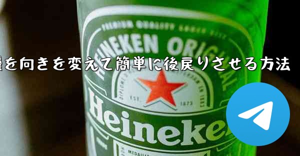 飛行機を向きを変えて簡単に後戻りさせる方法