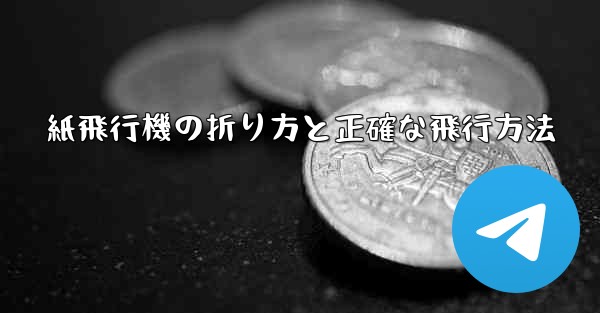 紙飛行機の折り方と正確な飛行方法