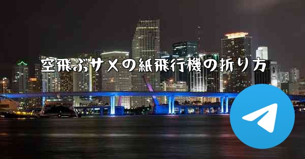 空飛ぶサメの紙飛行機の折り方