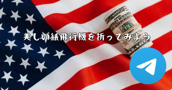 美しい紙飛行機を折ってみよう