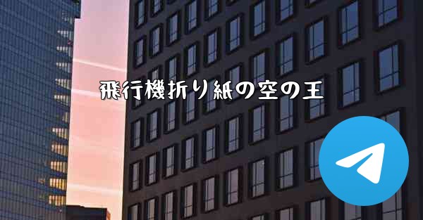 飛行機折り紙の空の王