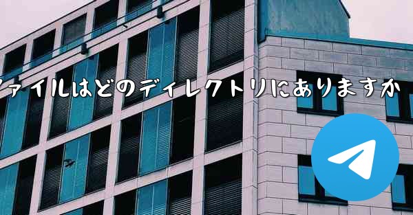 紙飛行機ファイルはどのディレクトリにありますか