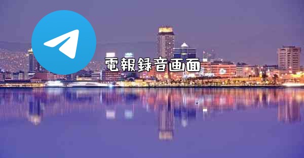 <b>電報録音画面</b>