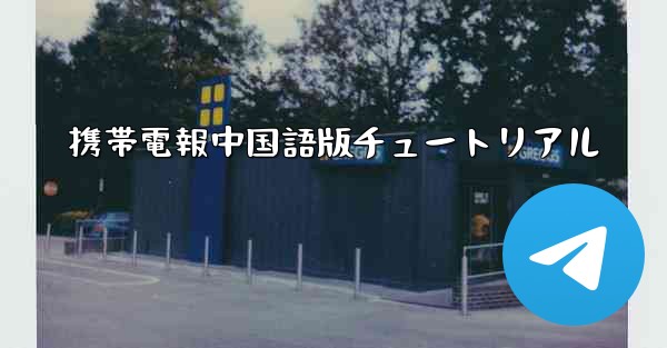 携帯電報中国語版チュートリアル