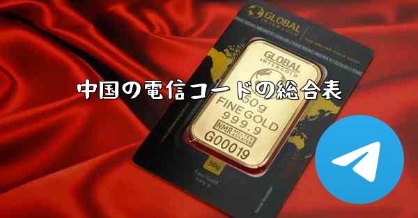 中国の電信コードの総合表
