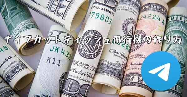 <b>ナイフカットティッシュ飛行機の作り方</b>