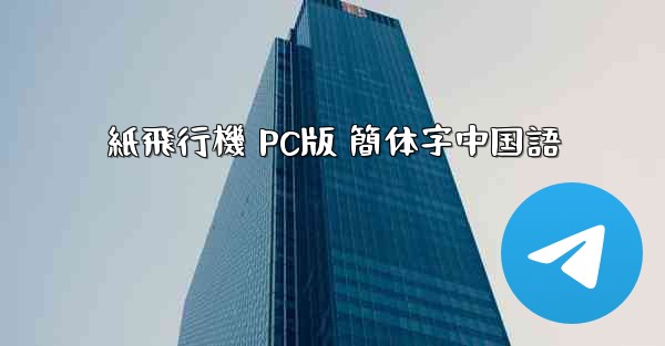 紙飛行機 PC版 簡体字中国語