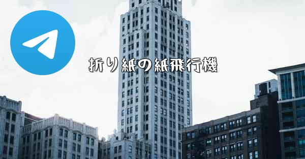 折り紙の紙飛行機