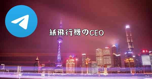 紙飛行機のCEO