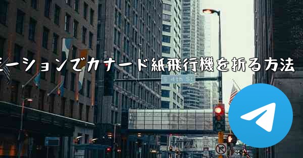 スローモーションでカナード紙飛行機を折る方法