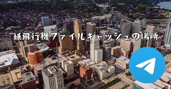 紙飛行機ファイルキャッシュの場所