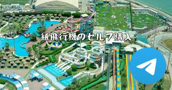 紙飛行機のセルフ購入