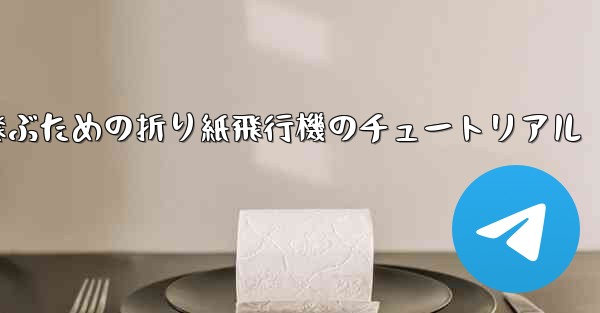 <b>速く高く飛ぶための折り紙飛行機のチュートリアル</b>