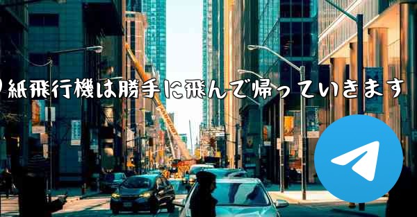 折り紙飛行機は勝手に飛んで帰っていきます