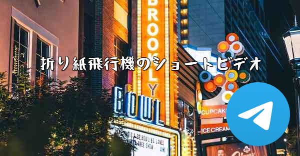 折り紙飛行機のショートビデオ