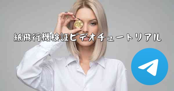 紙飛行機検証ビデオチュートリアル