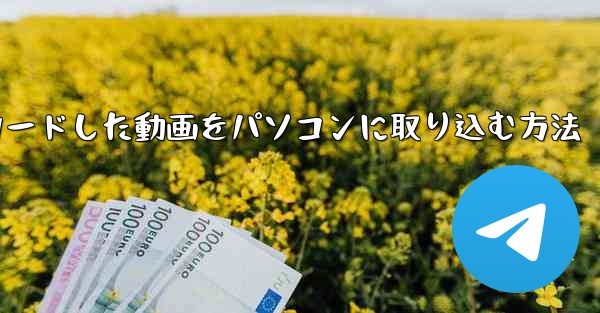 b局からダウンロードした動画をパソコンに取り込む方法